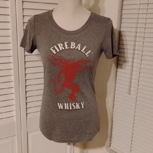 Bella Canvas Gray Fireball Whisky Tee